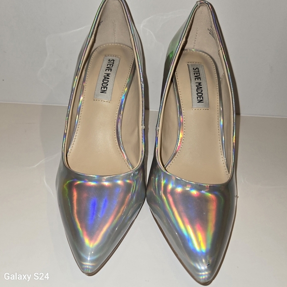 Steve Madden Salza Metallic Pump Size 5.5💞 - Picture 3 of 10